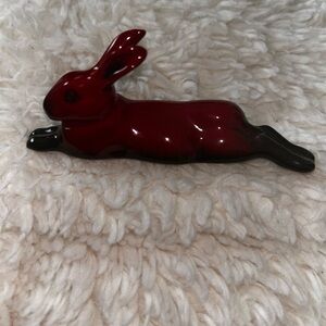 Royal Doulton Flambe Hare figurine